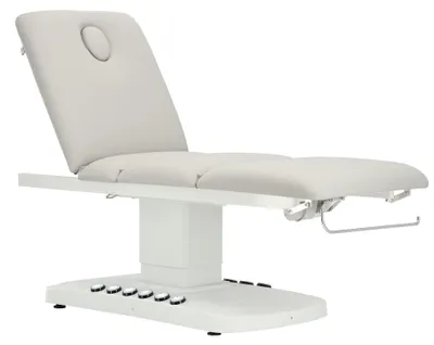 Obrázek produktu pro Elektrické masážní lůžko pro kosmetický salon pedikúra vyhřívání regulace nožní ovládání + dálkový ovladač 3 pohony Verona