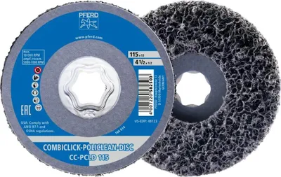 Produktbild von PFERD COMBICLICK POLICLEAN discs, 11,5 cm, 5 Stück(e)