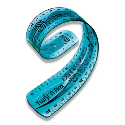 Obrázek produktu pro Maped 027900 Pravítko Twist'n Flex - 30 cm, různé, v plastovém kufříku