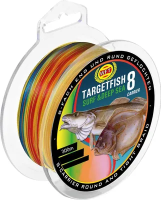 Produktbild von WFT TF8 Surf Deep Sea Multicolor 300m - Meeresschnur, Durchmesser/Tragkraft:0.20mm / 18kg Tragkraft