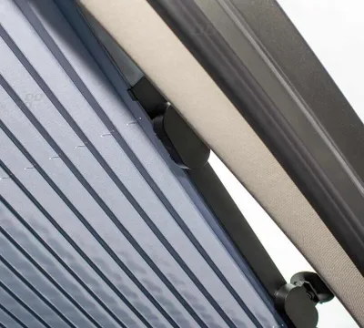 Produktbild von AMiO Auto Sonnenschutz faltbar Schwarz Grau 155cm