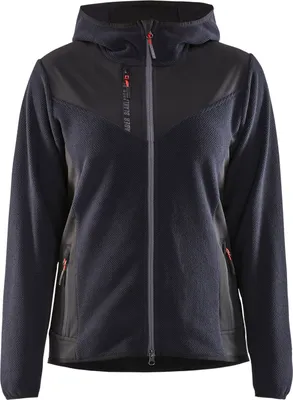 Produktbild von Blakläder® Damen Strickjacke 5941 2536 in div. Farben, Farbe:grau melange/schwarz, Größe:S
