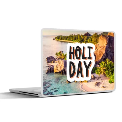 Produktbild von MuchoWow® Laptop Aufkleber Sticker Cover Insel - Urlaub - Sommer 25x18 cm - Laptop-Deko