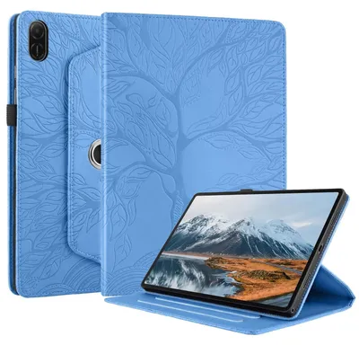 Immagine prodotto di Per Honor Pad X8a 11 pollici 360 gradi rotazione albero modello copertura in Pelle finta caso blu