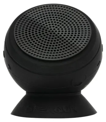Image de Speaqua The Barnacle Pro 2.0 Enceinte Sans Fil – Haut-Parleur Intégré – Résistant Aux Chocs et À La Poussière – Batterie de 8 Heures - Noir