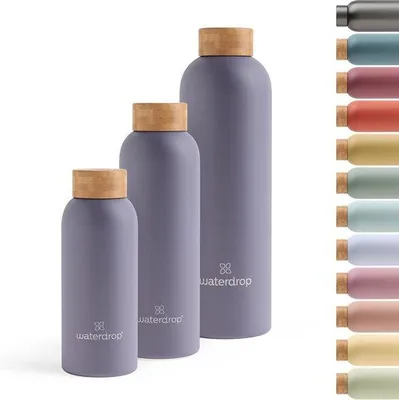 Produktbild von Famanu Isolierte Trinkflasche 400 ml - Doppelwandig, rostfrei, auslaufsicher