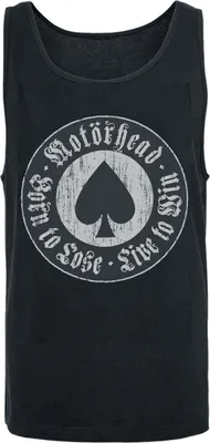 Produktbild von Motörhead Tank-Top Herren Born To Lose schwarz 5XL