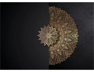 Produktbild von Fototapete Vlies FT5P 352029 - 076 geometrisch Mandala 5-tlg. 375 x 270 cm