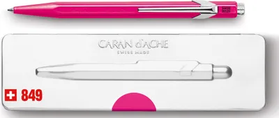 Produktbild von CARAN D'ACHE Druckkugelschreiber 849 POPLINE FLUO purpurrot