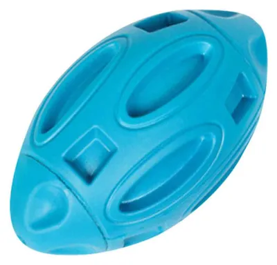 Produktbild von Fast unzerstörbares Hunde-Kauspielzeug – Robuster Gummiball mit Quietscher für große Hunde, langlebiges Kau-Spielzeug