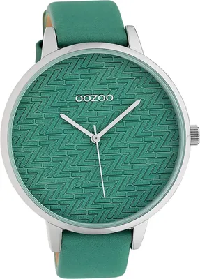 Produktbild von Oozoo Leder Damen Uhr Analog Quarzuhr Armband grün Timepieces D2UOC10406