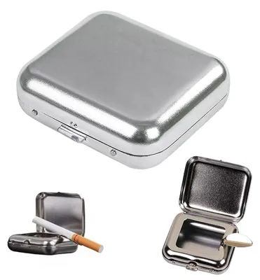 Produktbild von Taschenaschenbecher,Taschenaschenbecher Geruchsdicht,Aschenbecher Für Unterwegs,Reiseaschen becher,Aschen becher To Go,Für Outdoor, Reisen,Camping