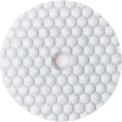 Produktbild von Trade-Shop 100mm M14 Trocken-Nass Diamant Schleifscheibe Polierscheibe Polierpad für Klett Schleifteller Winkelschleifer Schleifmaschine / Körnung 50