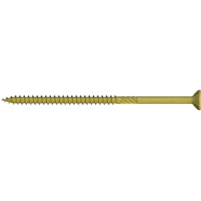 Immagine prodotto di Viti per pannelli truciolari zincate TX TG 6 x 120 confezione 100 pezzi zincate, giallo, 1x scorrevole,,Poliuretano100