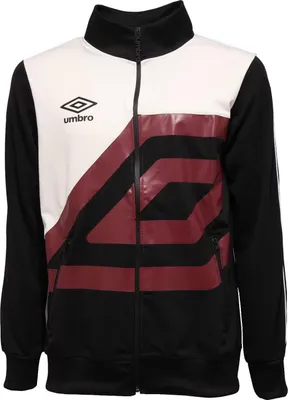 Productafbeelding van 3101K heren sweater UMBRO, zwart, met volledige rits