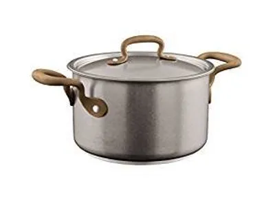 Zdjęcie produktu dla Sambonet 1965 Vintage, 3,8 l, Stal nierdzewna, Stal nierdzewna, Ceramika, Gaz, Halogen, Indukcja, Płyta jednolita, Stal nierdzewna, 20 cm