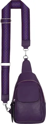Produktbild von Brusttasche Umhängetasche Cross Body Bag Kunstleder PURPLE (L-318)