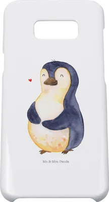 Produktbild von Mr. & Mrs. Panda Samsung Galaxy S8 plus Handyhülle  Pinguin Diät - Weiß - Geschenk, Pinguine, Handy, Abnehmen, Cover, Hülle, Case