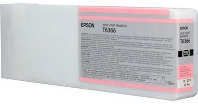 Produktbild von Epson Singlepack Vivid Light Magenta T636600 UltraChrome HDR, 700 ml, Magenta, Tinte auf Pigmentbasis, 700 ml, 1 Stück(e), Einzelpackung