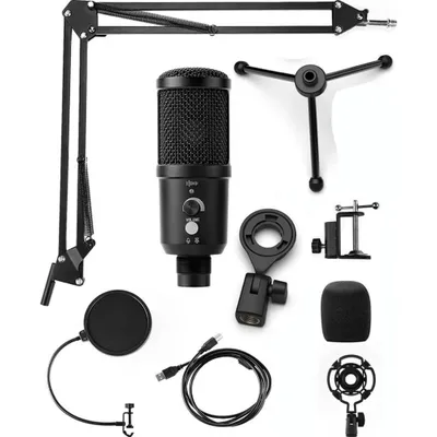 Produktbild von USB Kondensatormikrofon Set – 192kHz/24Bit, Nierencharakteristik, Streaming & Gaming