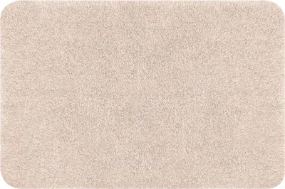 Produktbild von Spirella Badteppich Badvorleger Duschvorleger "Brizzolo Supersoft" Hochflor waschbar, rutschfest Badematte 70x120 cm – Beige