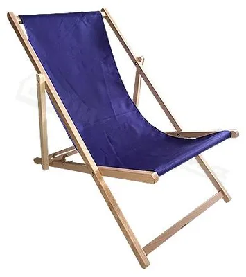 Produktbild von Gartenliege „Klassiker“ – Marineblau