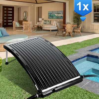 Obrázok produktu pre Solárny ohrievač Jopassy kapacita do 15 litrov 10000 l/h výškovo nastaviteľný solárny ohrievač ekologický ohrev 110x69x14cm