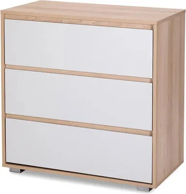 Produktbild von Kinderzimmerkommode AGIRA – Buche/Grau