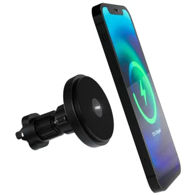 Productafbeelding van CHEROY CarMount - Telefoonhouder met 15W Qi Draadloze Oplader - Geschikt voor MagSafe - Autohouder
