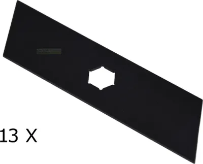 Immagine prodotto di 13 X 15,8 CM Lama scarificatrice per Ering 14-273