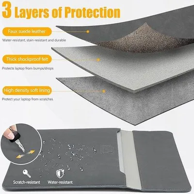 Produktbild von Famanu Laptoptas wasserdicht 15 Zoll - Schwarz