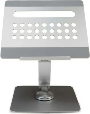 Obrázek produktu pro Ewent EW1269, Stojan pro laptop, Šedá, Stříbrná, Hliník, Silikon, 25,4 cm (10"), 43,2 cm (17"), 360°