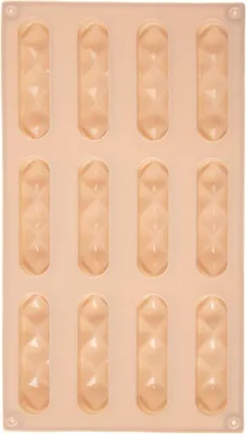 Produktbild von Orion | Pralinenförmchen - Form für Kekse und Pralinen - Silikonform - Beige - Backform - 29,5x17x1,5 cm