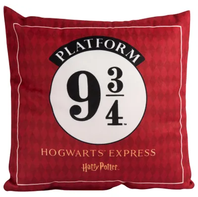 Produktbild von Harry Potter Kissen - Express 9 3/4 -  Dekokissen Sitzkissen Zierkissen Rot 30x30 cm