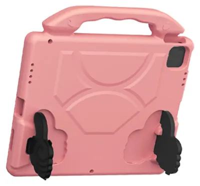 Obrázek produktu pro Ochranné pouzdro s úchytem pro iPad Pro 12,9" (18–22)/13"/Air 13" – nárazuvzdorné s otočným úchytem, růžovo-oranžové