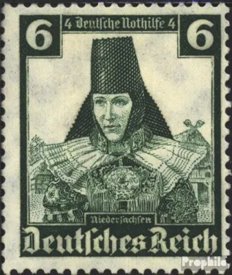Produktbild von Briefmarken Deutsches Reich 1935 Mi 591 postfrisch Nothilfe:Volkstrachten