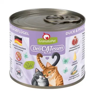 Obrázek produktu pro GranataPet 197946, Dospělý jedinec, Jakékoli plemeno, Kachna, Drůbež, 200 g, Bez obilovin