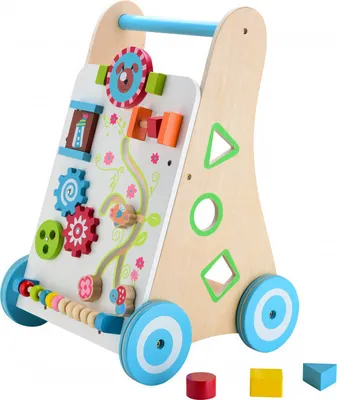 Immagine prodotto di 4iQ girello in legno giocattolo educativo per bambini Gufo 35x37x51 cm