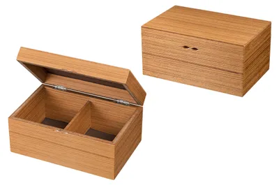 Produktbild von Philos Holz Aufbewahrungsbox Schachfiguren mit Magnetverschluss 240x155x115 mm