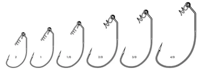 Produktbild von VMC 7315ST Finess Swimbait Hook - Angelhaken für Gummiköder, Größe/Packungsinhalt:Gr. 3/0 / 4 Stück