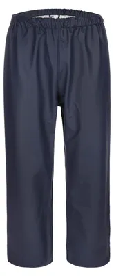 Produktbild von Uni PolyurethanRegenbundhose Profi – Regenhose Damen Herren Leichte Gummihose Winddicht Wasserdicht in Navy Größe XXL