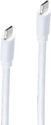 Produktbild von shiverpeaks BS13-45156, 1,5 m, USB C, USB C, USB 3.2 Gen 2 (3.1 Gen 2), 10 Gbit/s, Weiß