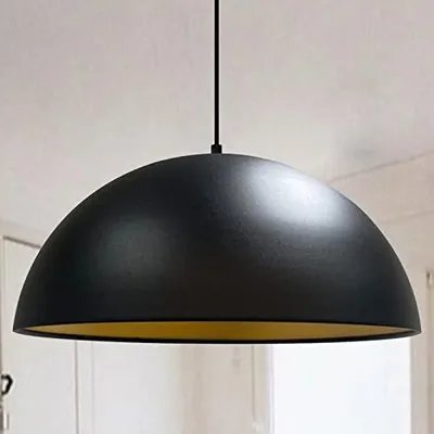 Produktbild von Hängelampe Schwarz Groß I Lipeo I Metall Lampe Deko Modern
