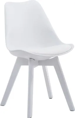 Produktbild von Besucherstuhl HLO-CP2 V2 Weiß Kunstleder  weiß