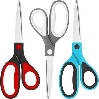 Productafbeelding van Linkshandige Schaar 21,5 cm - Multifunctionele Schaar voor Volwassenen