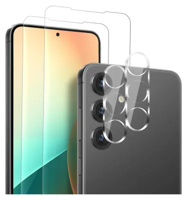 Produktbild von 2x Display + Kamera Glas für Samsung Galaxy S25 Panzerfolie Displayglas Kameraglas 9H Schutzglas