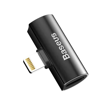 Zdjęcie produktu dla Baseus 6953156287143 hub interfejsu Lightning Black