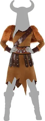 Produktbild von Atosa Wikingerkostüm Braun 2XL Braun 2XL