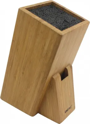 Image de Kinghoff bloc a couteaux universel en bambou KH1558