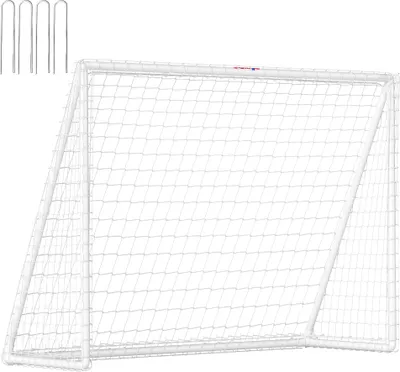 Produktbild von SPORTNOW Fußballtor für Jugendliche & Erwachsene 240 x 90 x 180 cm wetterfest